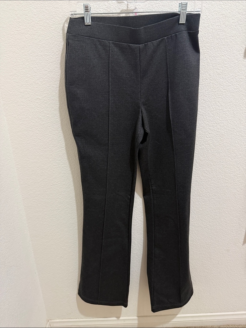 Dkny Black Slim Ponte Knit Pants